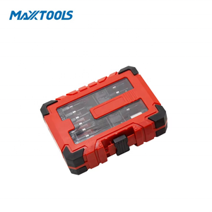 مجموعة براغي 28 ، S2 ، بمقبض ، صندوق بلاستيك شفاف ، أداة دوارة - Product Image 2