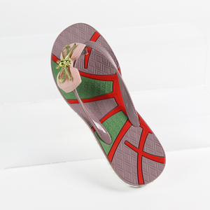 Phụ nữ sandal chappal thương hiệu Tên phụ nữ chân massage nhựa dép dép - Product Image 4