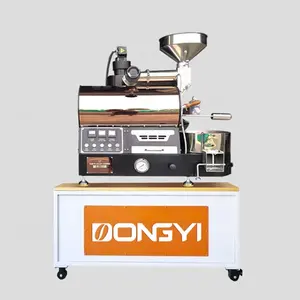 طاولة عمل Nanyang Dongyi مخصصة من الفولاذ المقاوم للصدأ, طاولة عمل ذات عجلات متحركة لماكينات تحميص القهوة وزن 1 كجم و 2 كجم و 3 كجم
