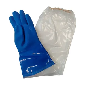 Guanto in PVC Flessibile Blu Juba 5657 0 7 S - Product Image 2