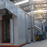 Máquina de Pintura por Pulverización CNC GH con Monitor de Línea Electrostática, Horno de Secado y Detector de Polvo para Control de Calidad