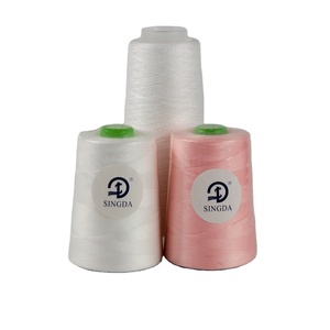 Venta de fábrica, 100% poliéster hilado 40/2 5000Y, proveedor de hilo de coser para accesorios de ropa - Product Image 2