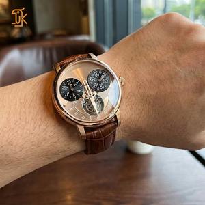 Reloj Mecánico Automático OEM ODM con Logotipo Personalizado, Rueda de Equilibrio Hueca, Regulador de Manecillas Telescópico, Esfera de Acero Inoxidable 316L - Product Image 3