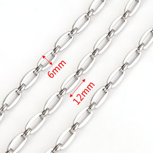 Aceworks NCS76319 10 Meter DIY Stainless Steel <b>Chain</b>-Handmade Linked <b>Chain</b> for Necklace Making - Product Image 6