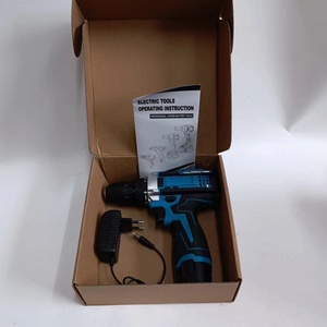 <span class=keywords><strong>12V</strong></span> 无绳电钻电动螺丝刀套件 1800RPM 锂离子充电手电钻 2 节电池 充电器盒 家用 DIY 木工工具 - Product Image 2