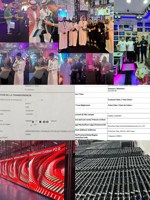 Écran LED d'intérieur KingVisionLed P3.9 500X500mm IP65 Écran LED de scène étanche avec garantie de 5 ans pour les concerts, les mariages