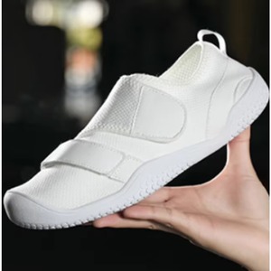European-style Sporty Indoor Fitness Couple's Barefoot <b>Shoes</b> Mesh Upper Soft Soles Light Weight Breathable Anti-Slip All Seasons - Product Image 1