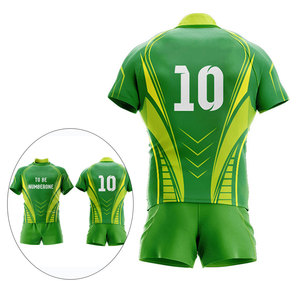 Uniformes de Rugby de Nuevo Estilo para Hombre, Hechos a Medida, Conjuntos de Uniformes de Rugby de Alta Calidad, Jersey y Pantalones Cortos Sublimados, Ropa de Entrenamiento - Product Image 6
