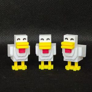 Patos Impresos en 3D, Animales Estilo Pixel, Ideales para Decoración de Habitaciones, Decoración de Fiestas, Regalos Perfectos para Navidad y Halloween - Product Image 4