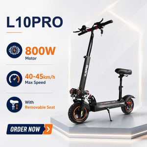 KU8PRO EU US Best Selling L10PRO 48V 16ah Fast E Scooter Two Wheels 10inch Off Road Tyres Portable Scooter for Adults - Product Image 1