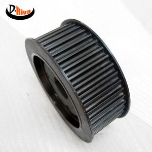 Yüksek kaliteli alüminyum kasnakları htd gt siyah konik çalı zamanlama kemeri kasnak - Product Image 3