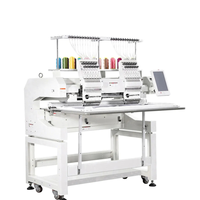 Machine à broder automatique à double tête pour t-shirts, à commande numérique, avec composants essentiels neufs - Roulement