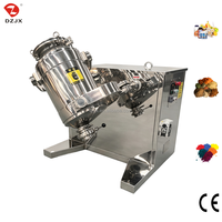 Mélangeur 3D DZJX avec tambour remplaçable, grande capacité, en acier inoxydable, avec pulvérisateur pour épices, détergents, produits chimiques