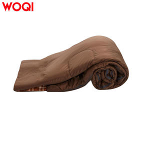 Sac de couchage rectangulaire pour adulte Woqi, 3 saisons, polyester respirant, style enveloppe, brun foncé, 5 kg - Product Image 1
