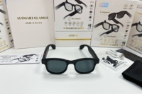 Lunettes Intelligentes IA Portables 16 Go Caméra 8MP Assistant IA Traduction IA Détection de Portée Lecteur de Musique G1 Contrôle par Geste via Application BT5.0