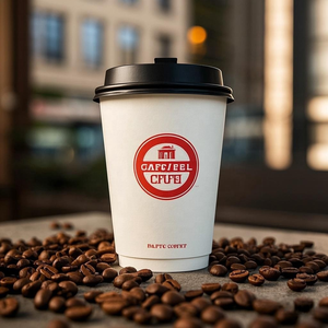Vaso de Papel para Café Desechable, Biodegradable, de Pared Simple, Resistente al Agua, de Grado Alimenticio, con Logotipo Personalizado, Venta al Por Mayor de Fábrica China, para Bebidas Calientes/Frías <span class=keywords><strong>JAN</strong></span> - Product Image 2