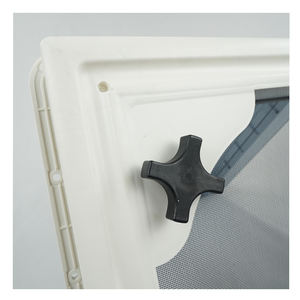 Trappe <span class=keywords><strong>de</strong></span> toit RV 400x400mm Ventilateur <span class=keywords><strong>de</strong></span> toit <span class=keywords><strong>de</strong></span> <span class=keywords><strong>caravane</strong></span> manuel à 6 niveaux avec fenêtre <span class=keywords><strong>de</strong></span> toit en acier inoxydable pour camping-car - Product Image 4