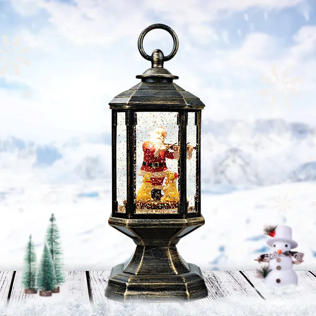 Christmas Water Led Lantern Snow Globe