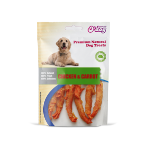 Golosinas para perros de pollo y zanahoria naturales de etiqueta privada, proveedor OEM al por mayor, comida para mascotas más vendida, aperitivos personalizados fáciles de digerir - Product Image 6