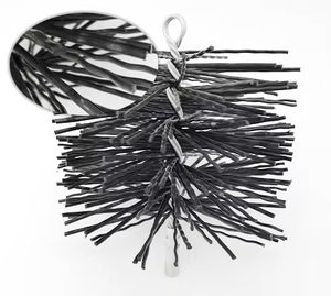 <span class=keywords><strong>Kit</strong></span> de brosse de cheminée en poly pour poêle à granulés rond - Product Image 1