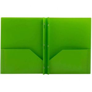 Dossiers en plastique robustes de haute qualité à 3 languettes et 2 poches avec emplacement pour cartes de visite – Vente en gros - Product Image 1