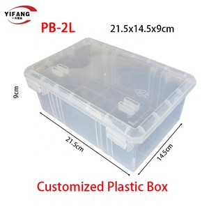 Boîtes et bacs de rangement de qualité supérieure en plastique transparent personnalisé Emballage de boîte de qualité supérieure en plastique transparent <span class=keywords><strong>PP</strong></span> Solution de stockage de qualité supérieure - Product Image 3