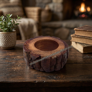Anillos de Servilleta Circulares de Madera Modernos y Sencillos en Oferta, Ecológicos y Disponibles para Fiestas - Product Image 2