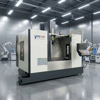 ShanDong HR - Centro de Mecanizado Vertical CNC de 3 Ejes, Tipo ATC de 24 Brazos, Modelo VMC1270, Precio Económico, Proveedor Chino