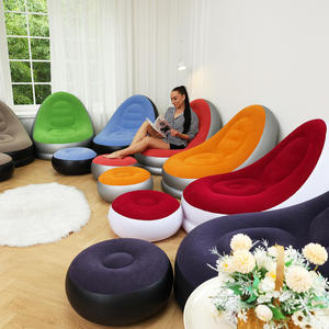air <strong>Bean</strong> <strong>Bag</strong> Sofas Inflatable <strong>Sitting</strong> Puff Beanbag Lazy Sofa Chair Gaming <strong>Bean</strong> <strong>Bags</strong> Chair Aesthetic with Ottoman Foot Stool - Product Image 1