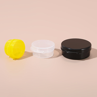 Pot cosmétique jetable à charnière en PP de qualité alimentaire 5 ml, couleur personnalisée
