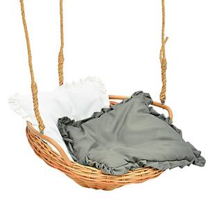 Silla Colgante Nórdica Viral, Silla Mecedora de Ratán, <span class=keywords><strong>Cuna</strong></span> Tipo Nido de Pájaro para Interiores, Hogar, Balcón, Muebles de Descanso para Niñas - Product Image 6