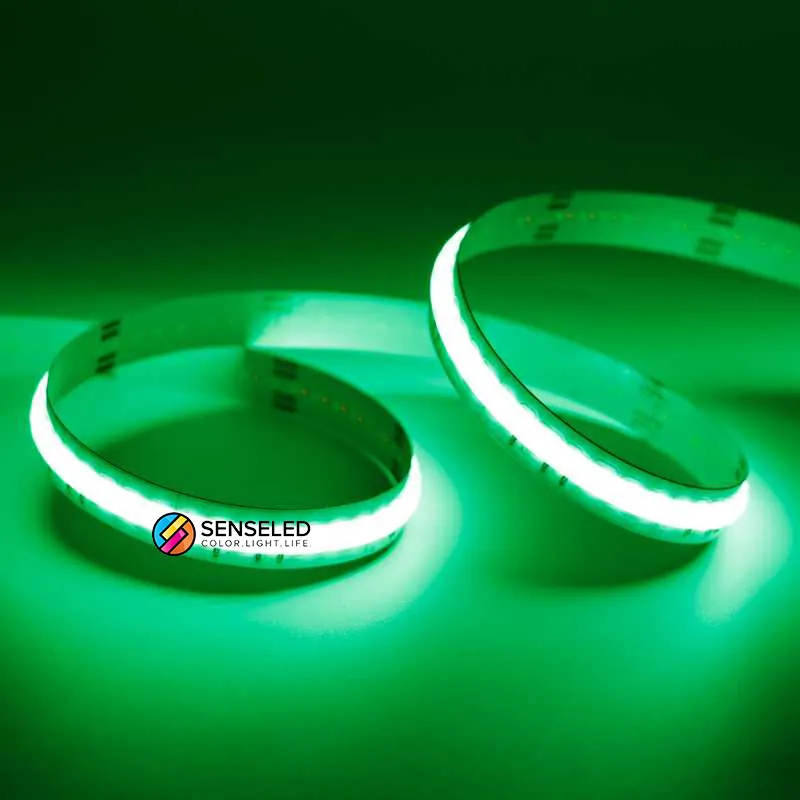 Nuovo arrivo 12V 24V Dot free 180deg led light muti color IP20 RGB Cob RGB Led Tape