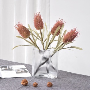 JCF301 tapis <span class=keywords><strong>d</strong></span>'aiguille en plastique simulé fleur tropicale rétro empereur fleur <span class=keywords><strong>mariage</strong></span> branche unique bouddha pagode fleur - Product Image 2