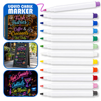 Ensemble de stylos marqueurs à double pointe pour dessin artistique professionnel avec 12 couleurs, encre lavable, encre effaçable