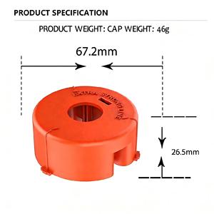 อะไหล่รถไถสนามแบบหุ่นยนต์6แพ็ค RS0008สายเครื่องปริ้นเตอร์ตัวยึดฝาครอบแกนม้วนสำหรับสวน Bosch ART23/26/30 Combi - Product Image 5