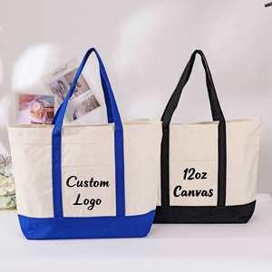 Bolsa de Hombro Multifuncional de Lona con Estampado de Alfabeto Personalizado, MOQ Bajo, para Uso Diario - Product Image 2