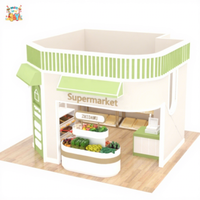 Wejoy Maison de jeu souple de supermarché personnalisée Maison de jeu de rôle pour enfants Terrain de jeu intérieur Maison de jeu souple à vendre