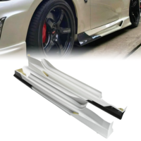 Jupes latérales EPR en fibre de carbone de haute qualité pour Nissan Fairlady 370Z Z34, style VRSA2, 4 pièces