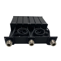 Duplexeur VHF 30w 137-180mhz Diplexeur RF de type hélicoïdal à 6 cavités pour les communications radio d'antenne mobile