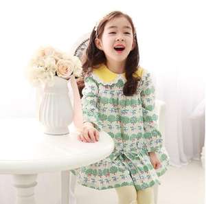 OEM Evening Simple Short <b>Long</b> <b>Sleeved</b> <b>Maxi</b> <b>Dress</b> for Kids - Product Image 4