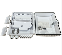 Caja Terminal FTTH NAP de 16 Núcleos, 2 Entradas y 16/24 Salidas, Caja de Distribución de Fibra Óptica para Exteriores, Caja Divisora de Fibra Óptica ODP