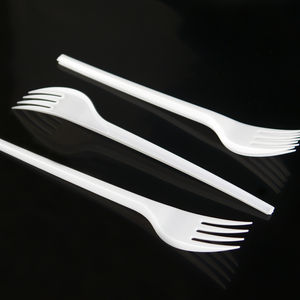 <span class=keywords><strong>180</strong></span> <span class=keywords><strong>mm</strong></span> poids lourd couverts 5.5/6g fourchette en plastique jetable PS pour la fête - Product Image 3