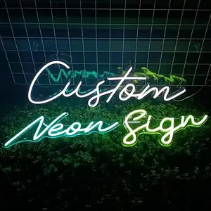 Custom Lighting Waterproof Acrylic Led Flex Neon Signs Wall Mounted Advertising Neon Sign for Bedroom Use