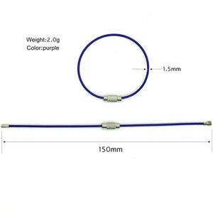 EWANG - Anillo de Cuerda de Acero Inoxidable de 150 mm para Acampar al Aire Libre, Venta al por Mayor - Product Image 3