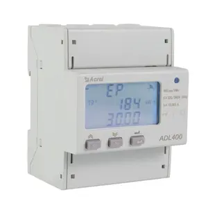 Acrel ADL400/C Medidor de energia inteligente aprovado meados de Quilowatts, multitarifário, medidor trifásico, medidor de monitoramento de energia com modbus-RTU Rs485