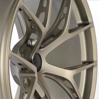 Özel 18 19 inç süper RS tarzı dövme alaşım jantlar jantlar 5x112 5x114.3 VW Golf R GTI Mk7 için örgü adım dudak Mk8 Jetta Audi