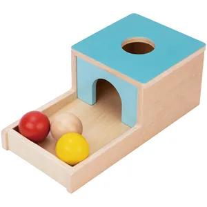 Ts Houten Educatief Speelgoed Blok Speelgoed Vorm Sorteerder Spel Montessori Speelgoed Object Permanence Box Voor Kinderen