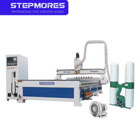 Máquina de Tallado y Corte de Madera CNC Automática de Alto Rendimiento 2030 2040, Router CNC ATC para Trabajos en Madera