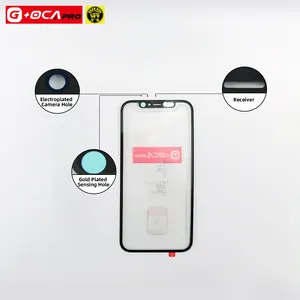 G + OCA专业高光传输质量防水适用于带宣厚oca的iphone 12前玻璃更换玻璃
