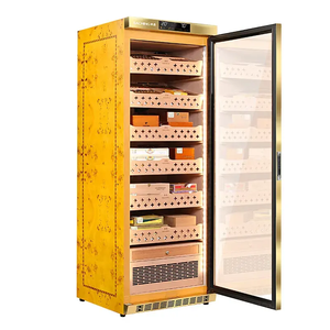 Gabinete de control de clima <span class=keywords><strong>para</strong></span> cigarros, gabinete enfriador de vino de madera, gabinete humidificador electrónico - Product Image 2